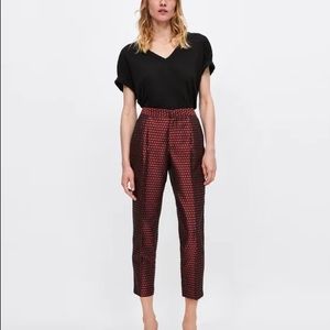 Zara - Jacquard Side Stripe Pant (M)